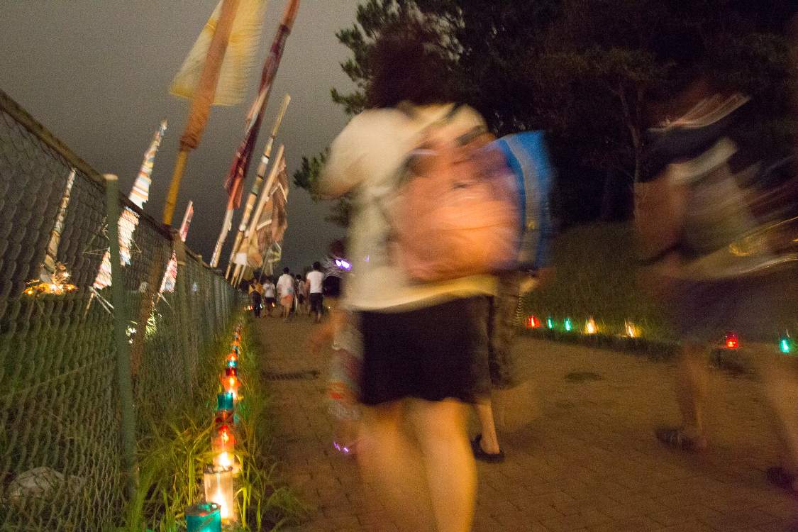 ろうそくはカメヤマローソク。