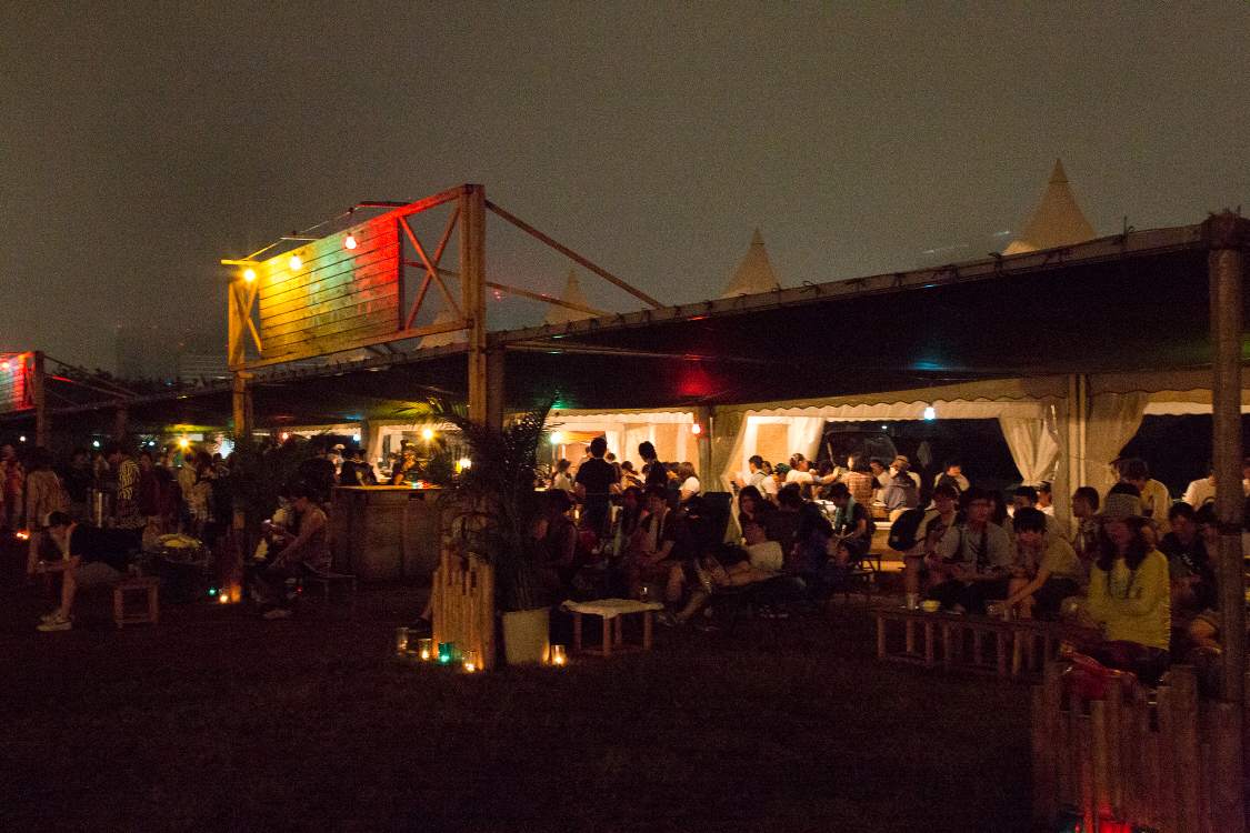 毎年出店する美浜茶房。