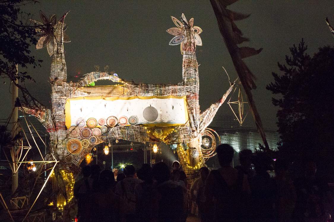 入退場口付近。