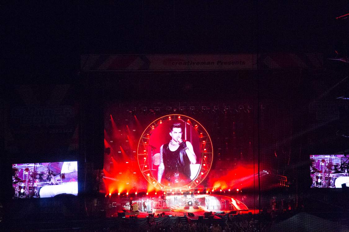 アダム・ランバートの歌は安定していた。