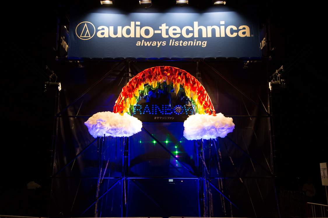 ソニックマニアのハードステージ。サマーソニックではレインボーステージ。