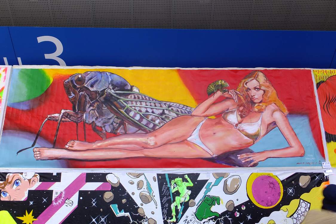 従来の絵も飾ってあった。