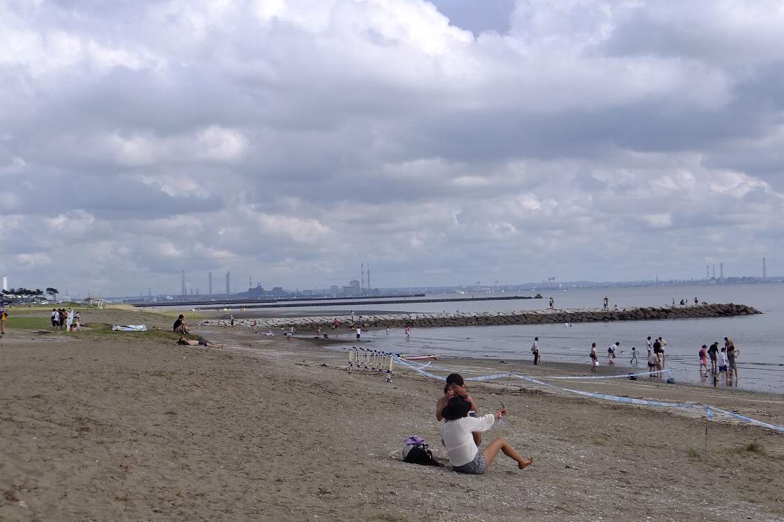 ステージとは反対側の海岸。