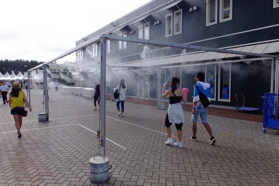 出れんの!?サマソニ!?のステージ北側。