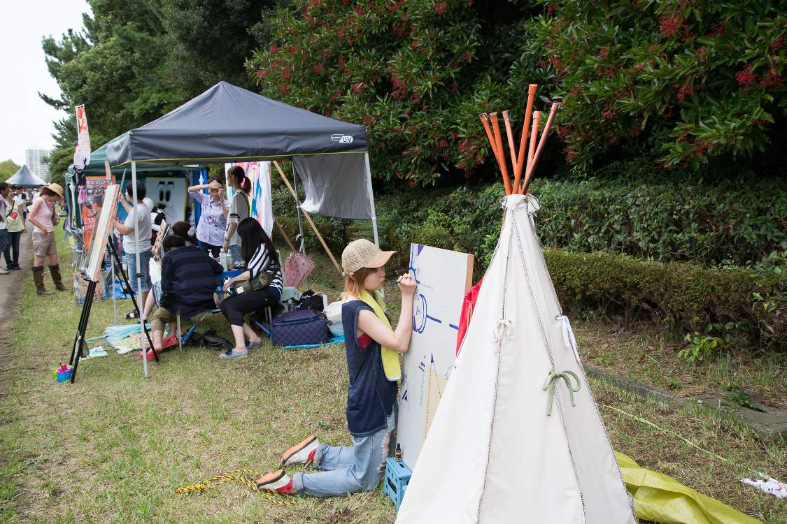 与えられたスペースをどう使うかも自由のようです。