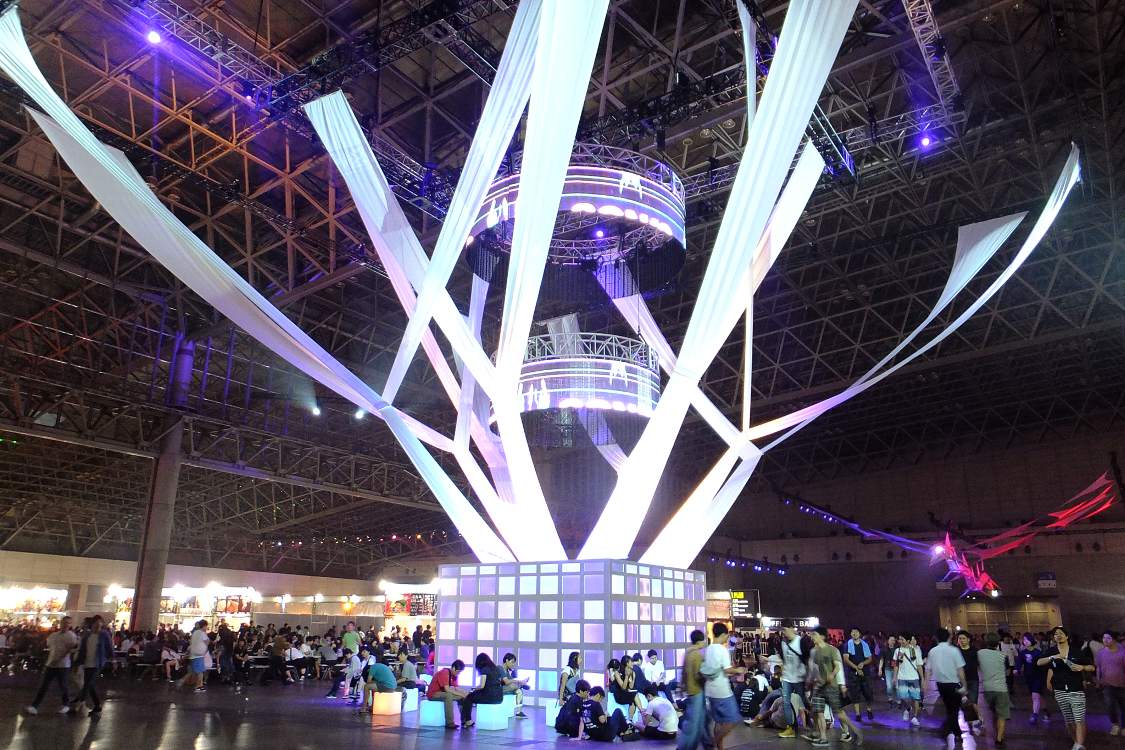 ソニックマニア、サマーソニックの会場装飾。