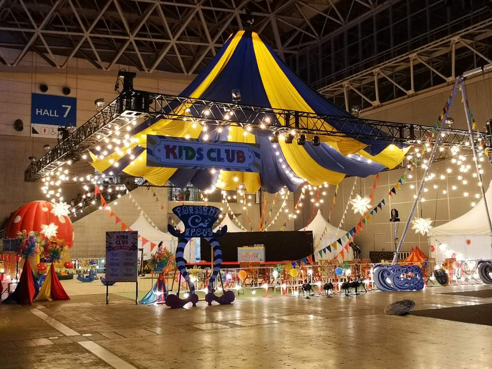 ソニックマニアは深夜なので子ども向けのキッズクラブはやっていません。