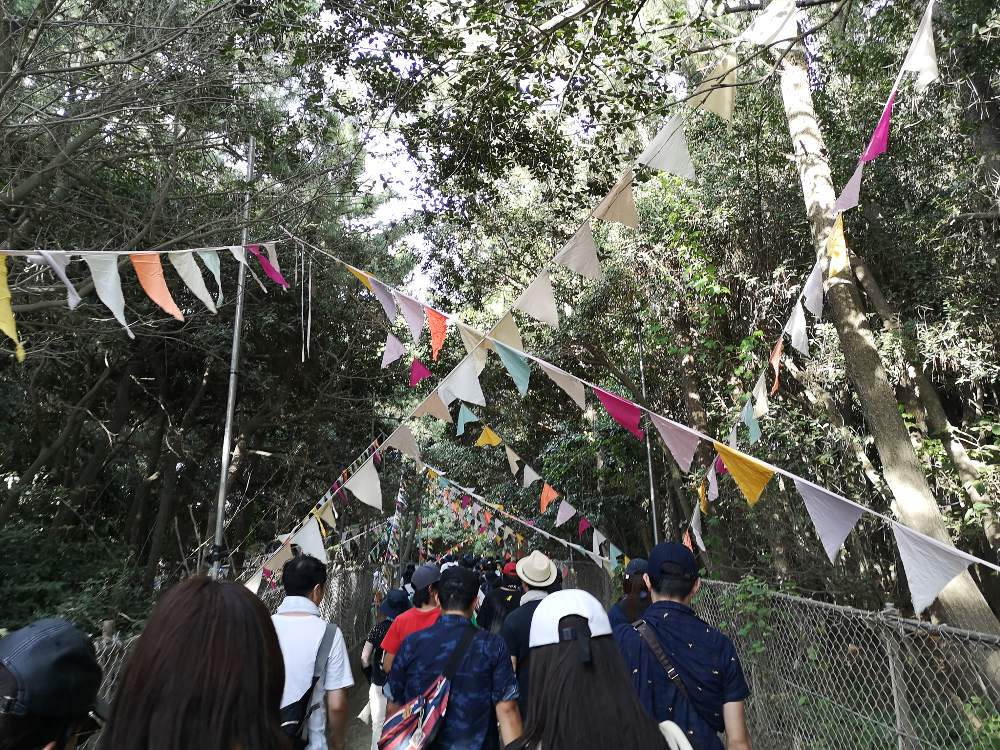 ビーチステージからマリンステージエリアへ4。