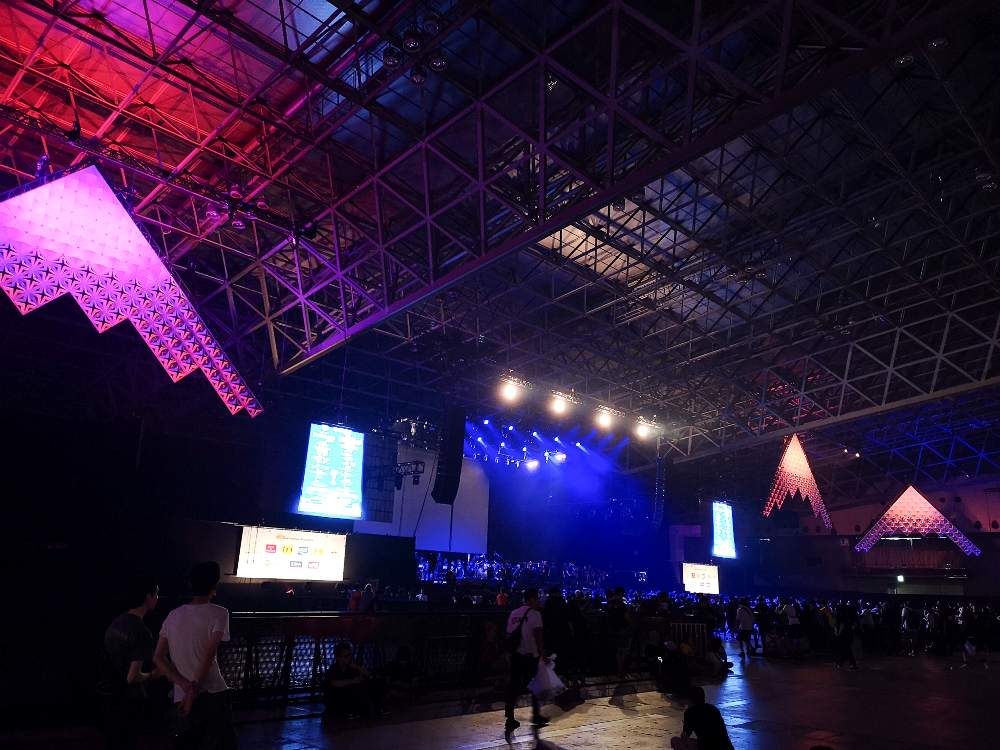 山をイメージしたような装飾。