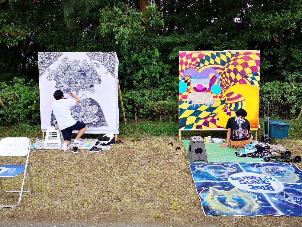 正方に近い、半分のスペース。