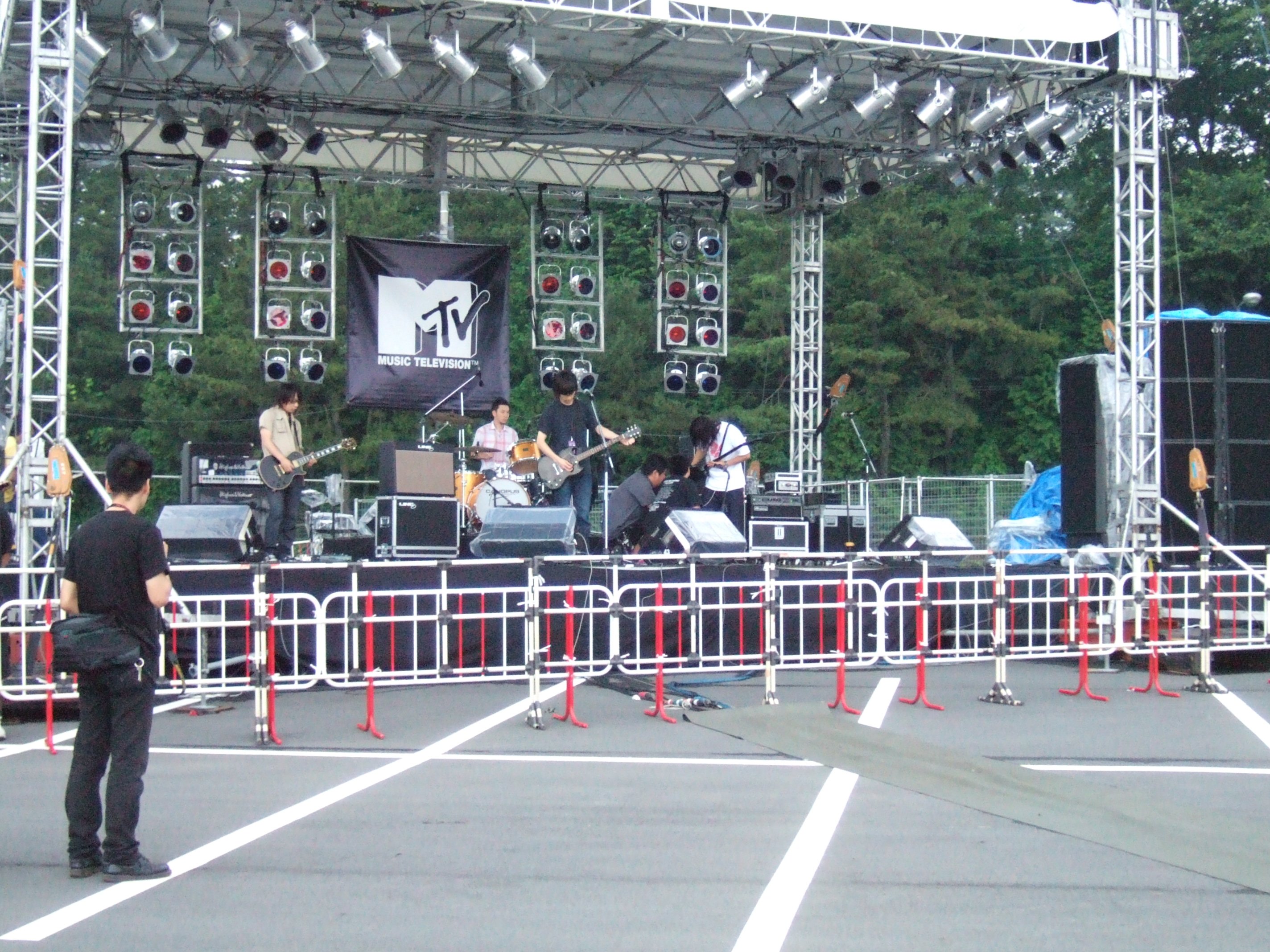 MTVステージ。公演中ではありません。